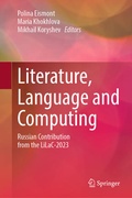 Cover: Literature, Language and Computing - Springer Nature Switzerland AG