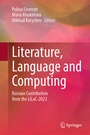 Cover: Literature, Language and Computing - Springer