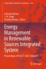Cover: Energy Management in Renewable Sources Integrated System - Springer