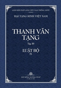 Enlarge image Cover: Thanh Van Tang, Tap 30 - Vietnam Great Tripitaka Foundation