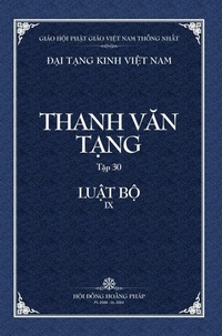 Enlarge image Cover: Thanh Van Tang, Tap 30 - Vietnam Great Tripitaka Foundation