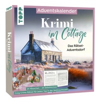 Abbildung von: Krimi im Cottage - Das Rätsel-Weihnachtsdorf - Adventskalender - Frech