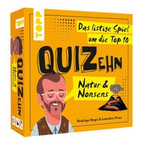 Abbildung von: QUIZehn - Natur & Nonsens. Das listige Spiel um die Top 10 - Frech