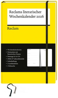 Abbildung von: Reclams literarischer Wochenkalender 2026 - Reclam