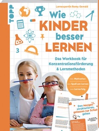 Abbildung von: Wie Kinder besser lernen. Das Workbook für Konzentrationsförderung & Lernmethoden. - Frech