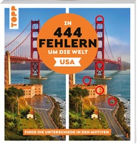 Abbildung von: In 444 Fehlern um die Welt - USA. Finde die Unterschiede in den schönsten Motiven der USA - Frech