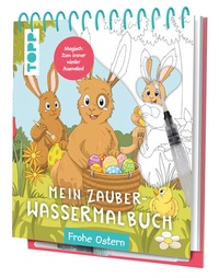 Abbildung von: Mein Zauber-Wassermalbuch Frohe Ostern - Frech