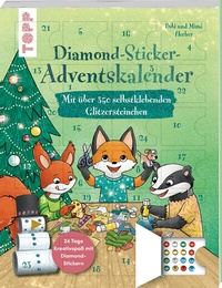 Abbildung von: Diamond-Sticker-Adventskalender - Frech