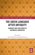 Cover: The Greek Language after Antiquity - Routledge