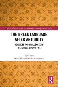 Abbildung von: The Greek Language after Antiquity - Routledge