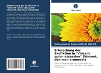 Abbildung von: Erforschung der Exofiktion in "Vincent qu'on assassine" (Vincent, den man ermordet) - Verlag Unser Wissen