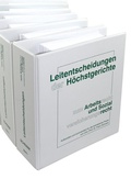 Cover: Leitentscheidungen der H&ouml;chstgerichte zum Arbeitsrecht und Sozialversicherungsrecht - LexisNexis Verlag ARD ORAC GmbH