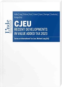 Abbildung von: CJEU - Recent Developments in Value Added Tax 2023 - Linde
