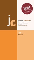 Cover: journal culinaire. Kultur und Wissenschaft des Essens - Edition Wurzer & Vilgis