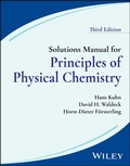 Cover: Solutions Manual for Principles of Physical Chemistry, 3rd Edition, Solutions Manual - Wiley