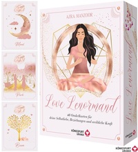 Abbildung von: Love Lenormand - 40 Orakelkarten für deine Selbstliebe, Beziehung, weibliche Kraft - Königsfurt-Urania Verlag