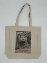 Abbildung von: Katzen-Baumwolltasche: Katzen und Literatur - Schöffling