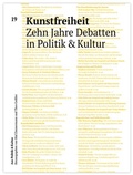 Cover: Kunstfreiheit - Deutscher Kulturrat