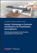 Cover: Anchor Technology in Concrete and Masonry for Practitioners and Engineers - Ernst & Sohn