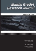 Cover: Middle Grades Research Journal Vol 13 Issue 3 - Information Age Publishing