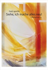 Abbildung von: Jahreslosung Eberhard Münch 2026, Kunstdruck 63 x 92cm - bene!