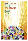 Cover: Jahreslosung Andreas Felger 2026, Kunstdruck 63 x 92 cm - bene!
