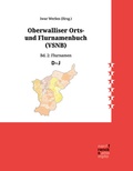 Cover: Oberwalliser Orts- und Flurnamenbuch - Narr Francke Attempto
