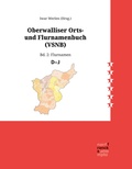 Cover: Oberwalliser Orts- und Flurnamenbuch - Narr Francke Attempto Verlag