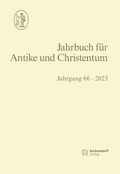 Cover: Jahrbuch f&uuml;r Antike und Christentum Jahrgang 66/2023 - Aschendorff