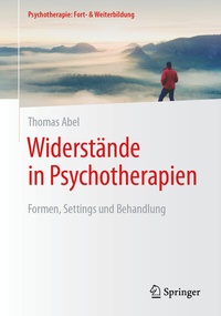 Abbildung von: Widerstände in Psychotherapien - Springer