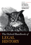 Cover: The Oxford Handbook of Legal History - Oxford University Press