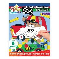 Enlarge image Cover: Paint by Numbers Race Cars - Bookoli Limited