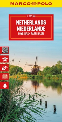 Abbildung von: MARCO POLO Reisekarte Niederlande 1:275.000 - MARCO POLO ein Imprint von MAIRDUMONT