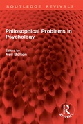 Bild: Philosophical Problems in Psychology - Routledge