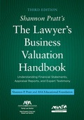 Cover: Shannon Pratt's The Lawyer's Business Valuation Handbook - American Bar Association