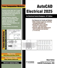 Enlarge image Cover: AutoCAD Electrical 2025 for Electrical Control Designers, 16th Edition - Cadcim Technologies