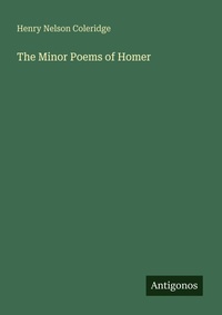 Enlarge image Cover: The Minor Poems of Homer - Antigonos Verlag