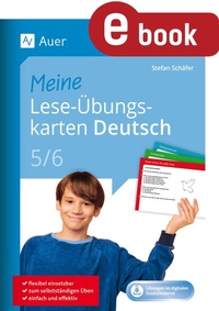 Abbildung von: Meine Lese-Übungskarten Deutsch 5-6 - Auer Verlag