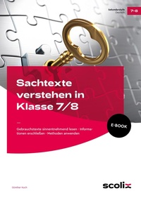 Abbildung von: Sachtexte verstehen in Klasse 7/8 - scolix