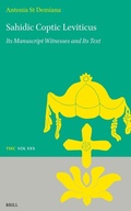 Cover: Sahidic Coptic Leviticus - Brill