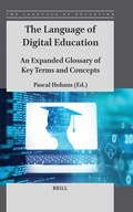 Cover: The Language of Digital Education - Brill