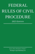 Abbildung von: Federal Rules of Civil Procedure; 2025 Edition - Michigan Legal Publishing Ltd.