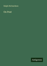 Enlarge image Cover: On Peat - Antigonos Verlag
