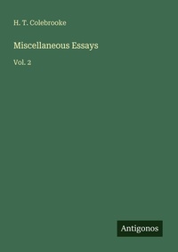 Enlarge image Cover: Miscellaneous Essays - Antigonos Verlag