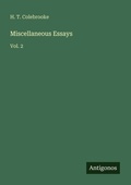 Cover: Miscellaneous Essays - Antigonos Verlag