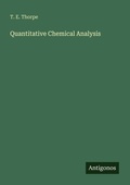 Cover: Quantitative Chemical Analysis - Antigonos Verlag