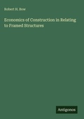 Cover: Economics of Construction in Relating to Framed Structures - Antigonos Verlag