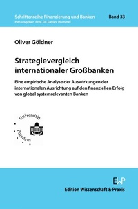 Abbildung von: Strategievergleich internationaler Großbanken - Edition Wissenschaft & Praxis