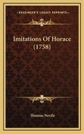 Cover: Imitations Of Horace (1758) - Kessinger Publishing