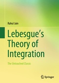 Cover: Lebesgue's Theory of Integration - Springer